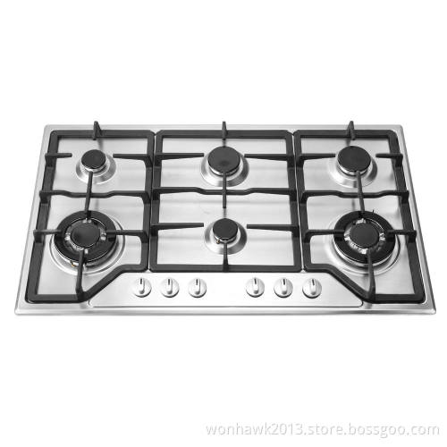 High End Built in Gas Stove with 6 Burners (SB-BS02)